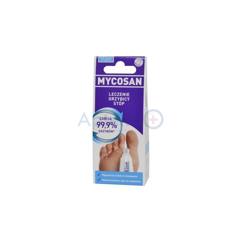 Mycosan leczenie grzybicy stóp żel 15 ml