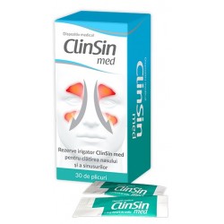  ClinSin Med Zestaw do płukania nosa i zatok uzupełnienie saszetki 30 sasz.