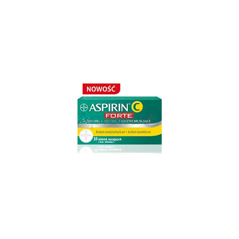 Aspirin C Forte tabletki musujące 10 tabl. mus.