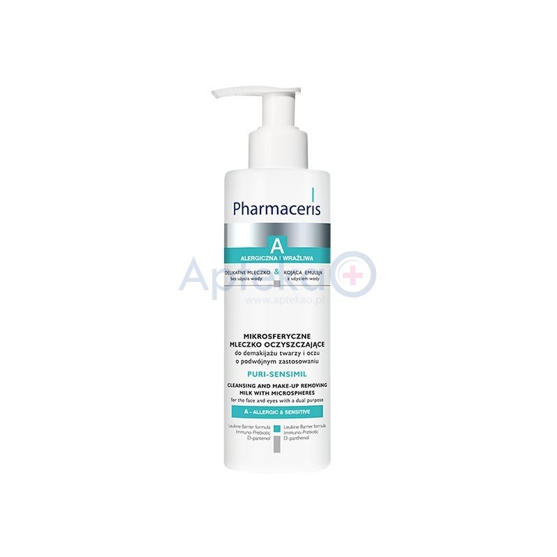 Pharmaceris A PURI-SENSIMIL mikrosferyczne mleczko do oczyszczania i demakijażu twarzy i oczu 200 ml
