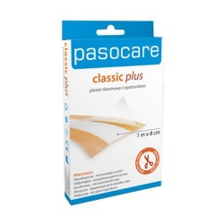 Pasocare Classic Plus Plaster tkaninowy z optrunkiem 1m x 8cm 1op.