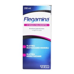 Flegamina 4mg/5ml syrop o smaku malinowym  200 ml