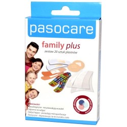 Pasocare Family Plus Zestaw 20 plastrów 1op.