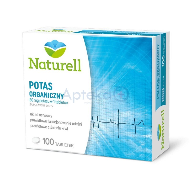 Naturell Potas Organiczny tabletki 100 tabl.