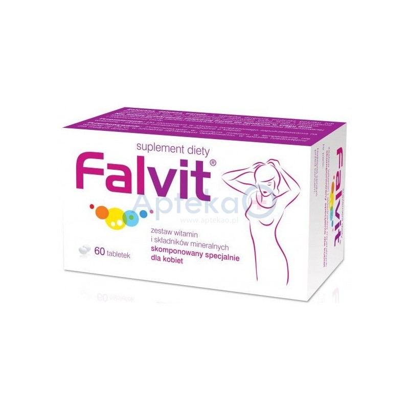 Falvit tabletki drażowane 60 tabl.