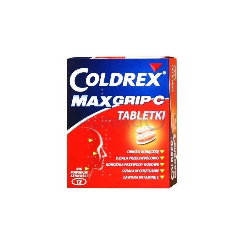 Coldrex MaxGrip C tabletki 12 tabl.