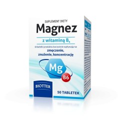 Magnez z witaminą B6 tabletki 50 tabl.