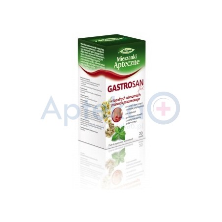 Gastrosan Fix w łagodnych schorzeniach przewodu pokarmowego saszetki 20 sasz.