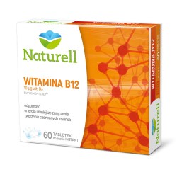 Naturell Witamina B12 tabletki do ssania 60 tabl.