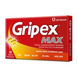 Gripex Max tabletki powlekane 20 tabl. powl.