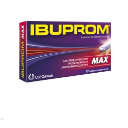 Ibuprom MAX 400 mg tabl. powlekane 12 tabl.