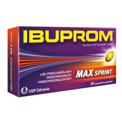 Ibuprom Max Sprint kapsułki miękkie 20 kaps.
