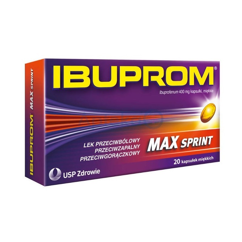 Ibuprom Max Sprint kapsułki miękkie 20 kaps.