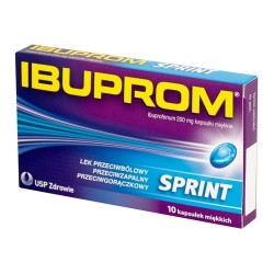 Ibuprom Sprint kapsułki miękkie 10 kaps.