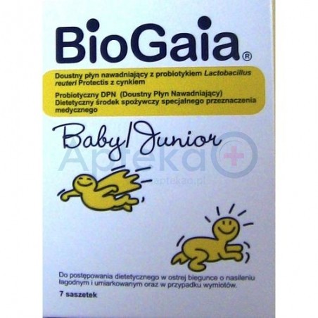 Biogaia probiotyczny roztwór do doustnego nawadniania saszetki 7 sasz.