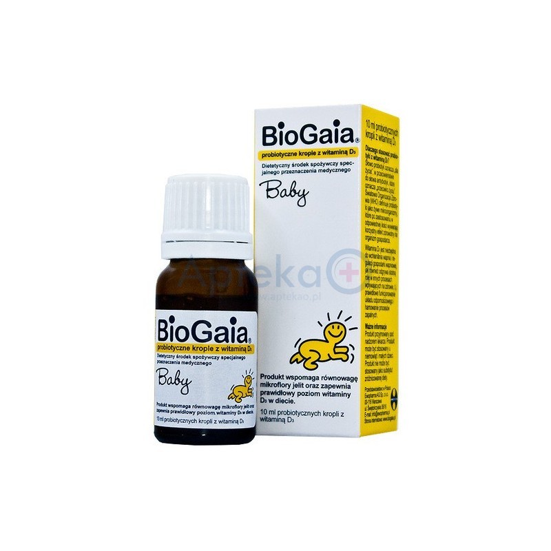 BioGaia Baby probiotyczne krople z witaminą D 10 ml