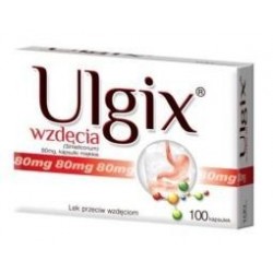 Ulgix wzdęcia 80 mg kapsułki miękkie 100 kaps.