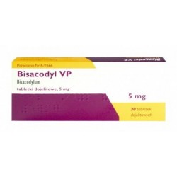Bisacodyl VP 5 mg tabletki dojelitowe 30 tabl.