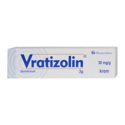 Vratizolin 30 mg/g krem 3g