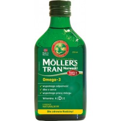 Moller's Tran Norweski o aromacie naturalnym 250 ml