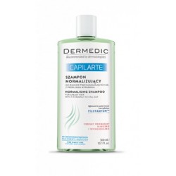 Dermedic Capilarte szampon normalizujący do włosów przetłuszczających się z problemem wypadania 300 ml