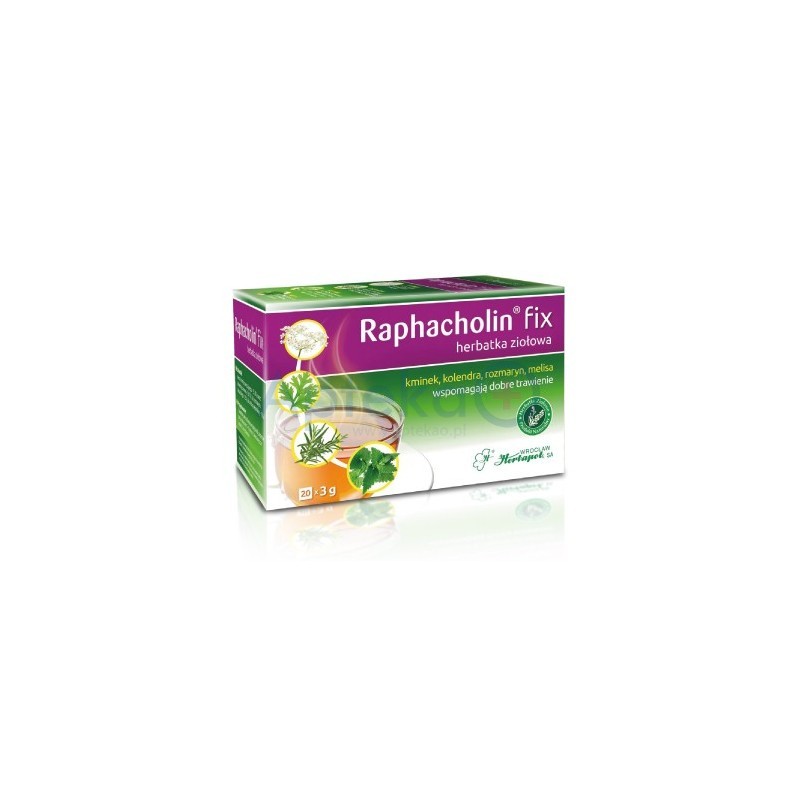 Raphacholin Fix herbatka ziołowa saszetki 20 sasz.