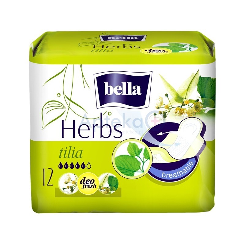 Bella Herbs podpaski wzbogacone kwiatem lipy 12 szt. 