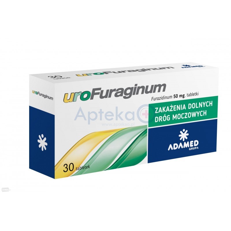 Urofuraginum 50mg tabletki 30 tabl.