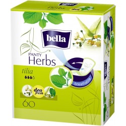 Bella Panty Herbs tilia wkładki higieniczne wzbogacone kwiatem lipy 60 szt.
