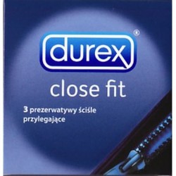 Durex close fit prezerwatywy ściśle przylegające 3 sztuki