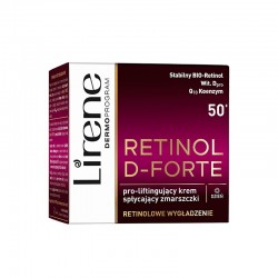 Lirene Retinol D-Forte 50+ Pro-liftingujący krem spłycający zmarszczki na dzień 50ml