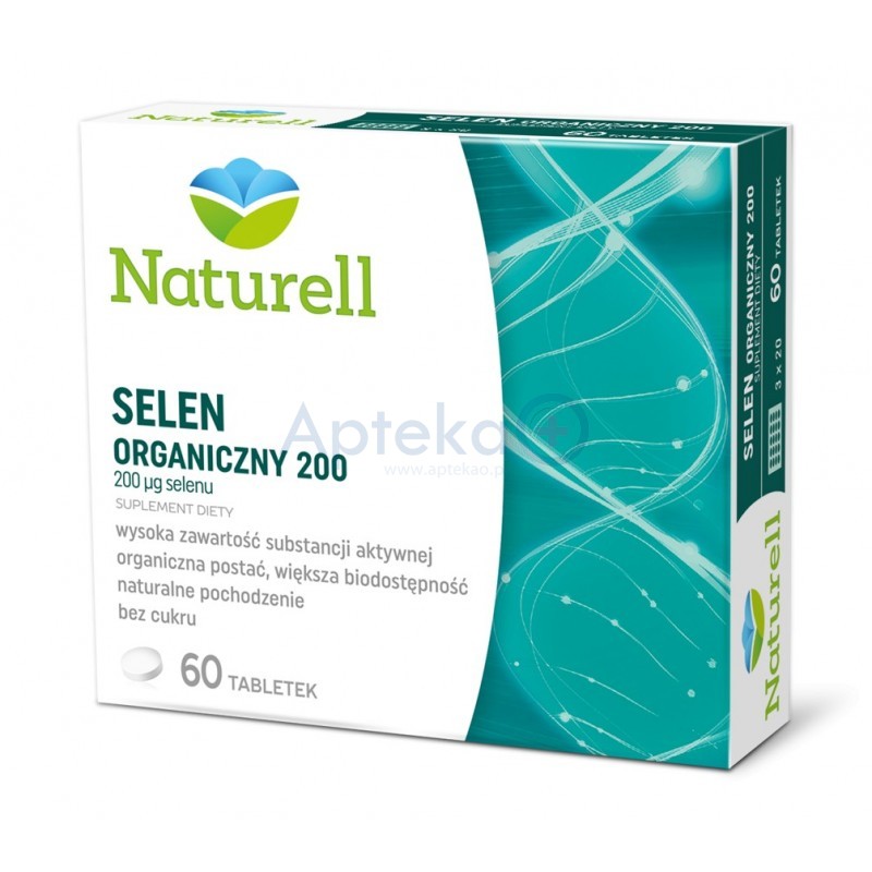 Naturell Selen Organiczny 200 tabletki 60 tabl.
