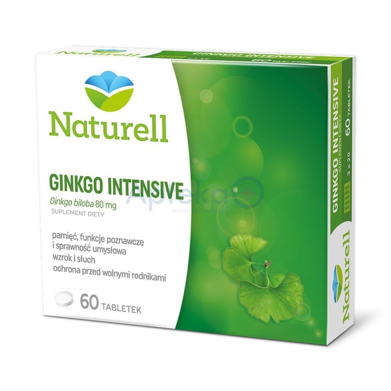 Naturell Ginkgo Intensive tabletki 60tabl.
