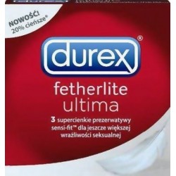 Durex fetherlite ultima prezerwatywy supercienkie 3 sztuki