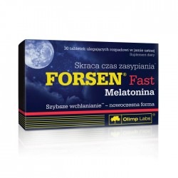 Forsen Fast Melatonina tabletki ulegające rozpadowi w jamie ustnej 30tabl.