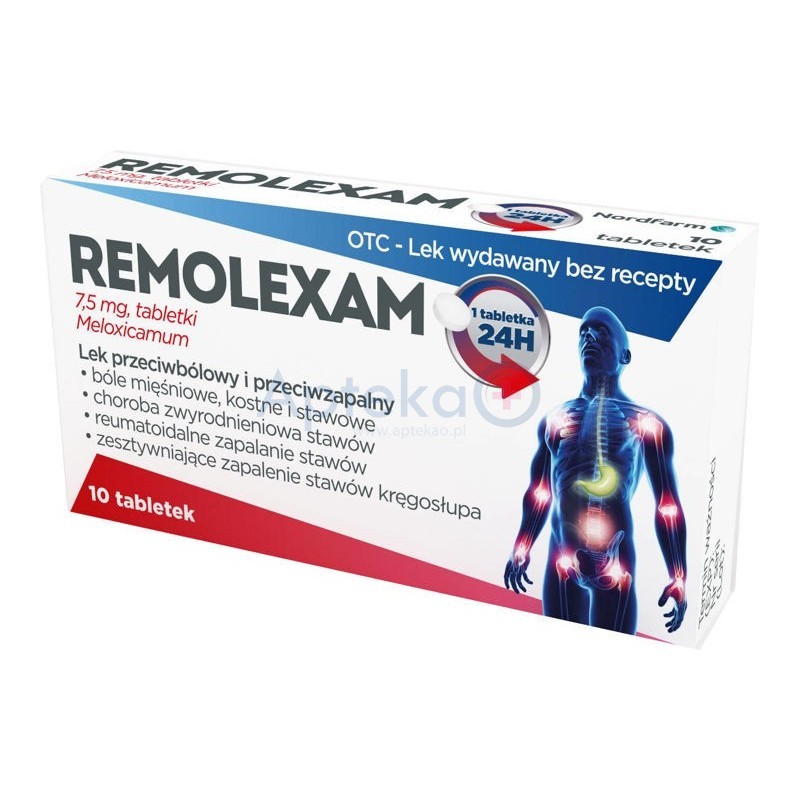 Remolexam 7,5 mg tabletki 10 tabl.