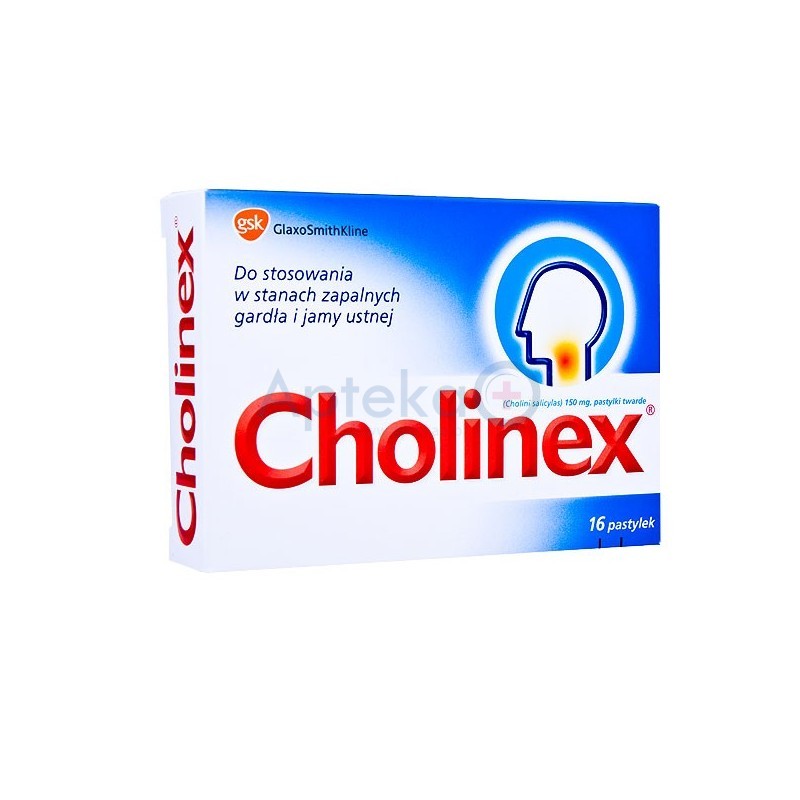 Cholinex 150 mg pastylki 16 past.