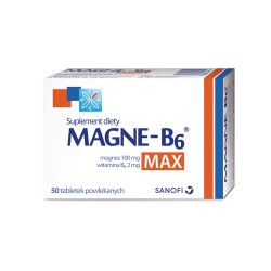 Magne-B6 Max tabletki 50 tabl.