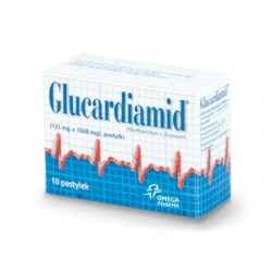 Glucardiamid pastylki do ssania 10 past.