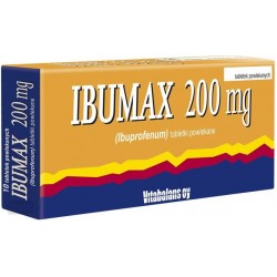 Ibumax 200 mg tabletki powlekane 30tabl.