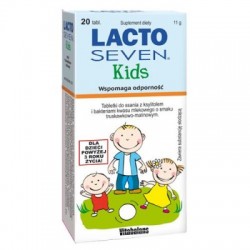 LactoSeven Kids tabletki do ssania 20tabl.