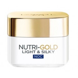 L'oreal Nutri Gold Light & Silk nawilżająca terapia odżywcza na noc 50 ml