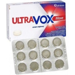 Ultravox Maxe smak miętowy pastylki do ssania 12past.