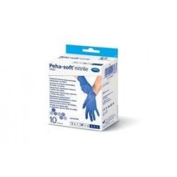 Hartmann Peha-soft nitrile fino S 5-6 diagnostyczne rękawice bezpudrowe i bezlateksowe 10 szt.