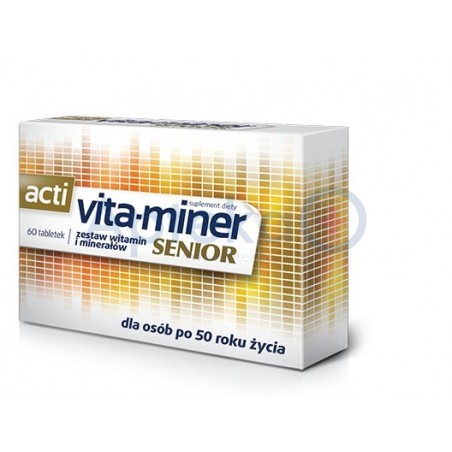Acti Vita-miner Senior (Vita-miner Senior) drażetki 60 draż.  