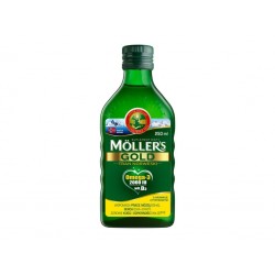 Moller's Tran Norweski Gold o aromacie cytrynowym 250 ml