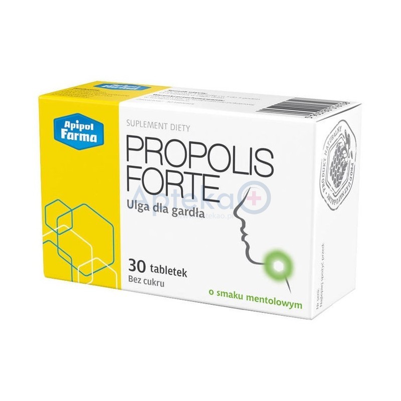 Propolis Forte tabletki do ssania o smaku mentolowym 30tabl.