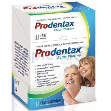 Prodentax proszek do czyszczenia protez saszetki 138 sasz.