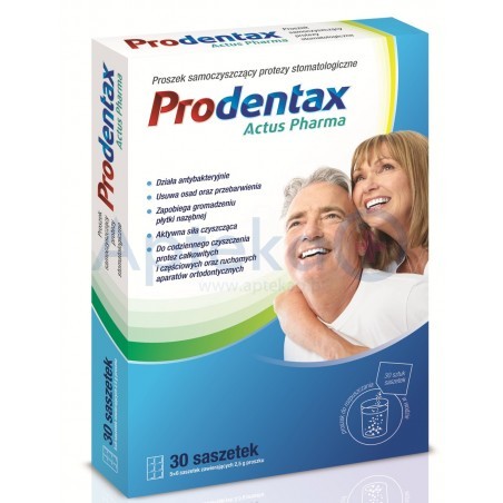 Prodentax proszek do czyszczenia protez saszetki 30 sasz.