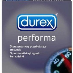 Durex Performa prezerwatywy przedłużające stosunek 3 sztuki